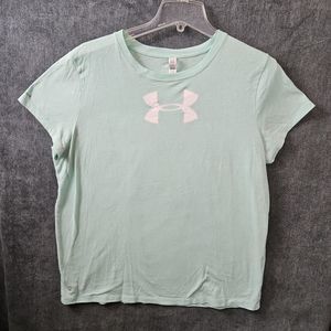 Under Armour Women's XL Heatgear Loose Fitting Tee Shirt green